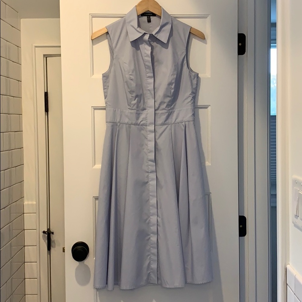 Xander Light Blue Cotton Dress